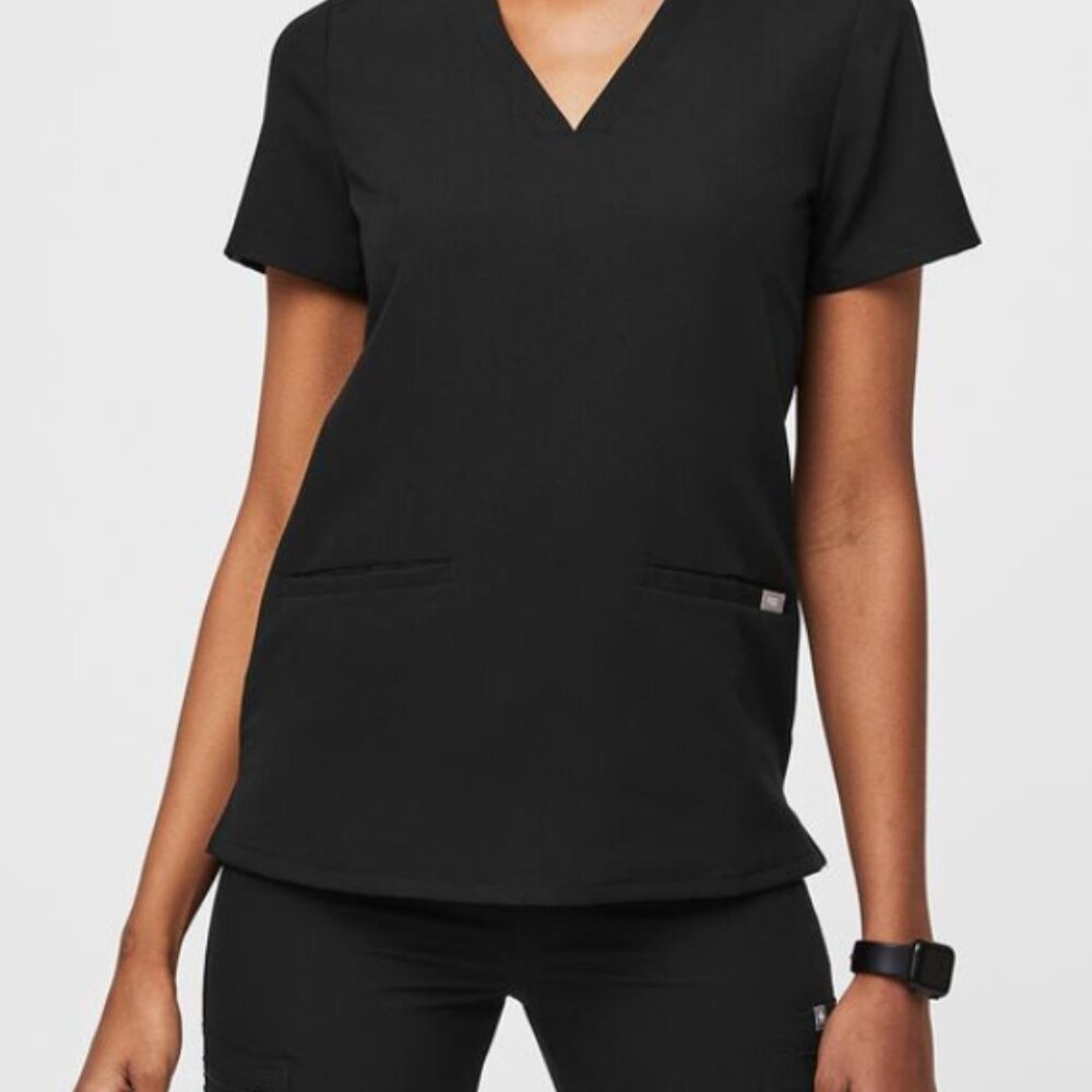 Size small Figs black scrub set